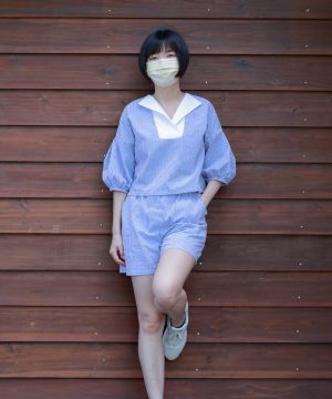 鬆緊帶口袋短褲