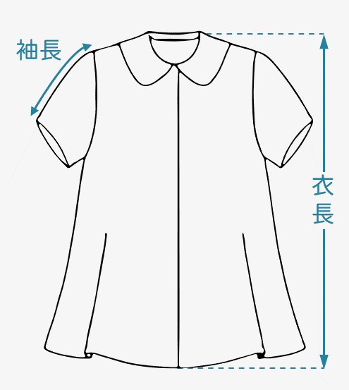 平領襯衫(適用女裝丙級檢定) 8 T007平面圖 F